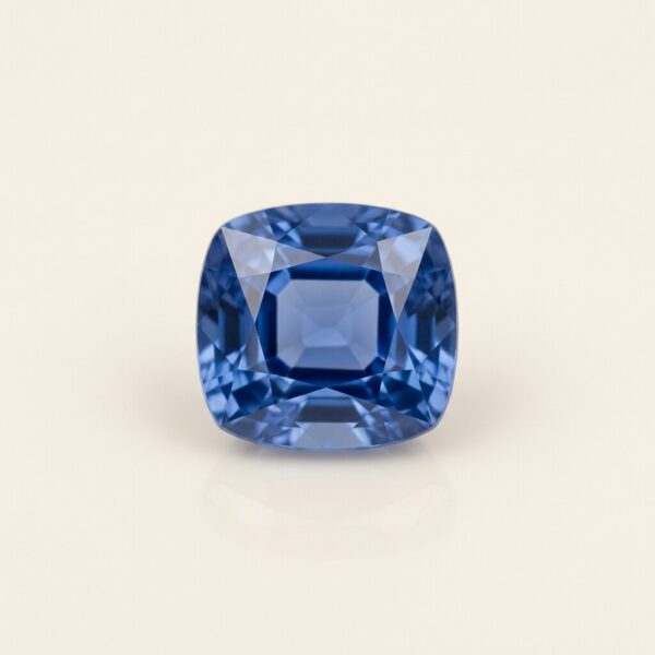 0.46 ct Kashmir Blue Sapphire, Cushion, Unheated