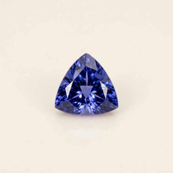 1.46 ct Tanzanite, Trillion, Heated