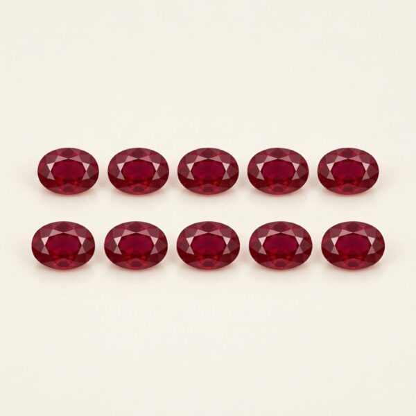 Lot of 10 Mozambique Rubies, 5.40 ct total