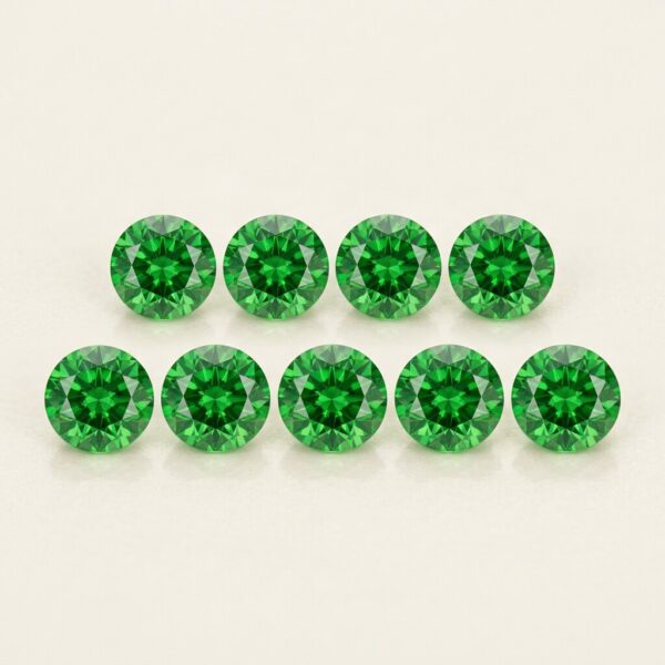 Lot of 9 Tsavorite Garnets, 2.61 ct total